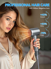 Yammoya hair dryer safety system with temperature control.