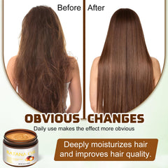 YAQIMIYA Batana oil scalp massage scene shows nourishing roots.