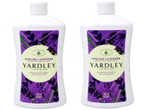 Yardley London English Lavender liquid hand soap bottle with calming aroma for daily cleansing.