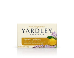Yardley London Lemon Verbena moisturizing bath bar pack of 20 with refreshing citrus scent