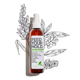 YAROK Feed Your Hold bottle front showing natural medium hold for everyday style.