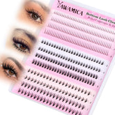 Yawamica bottom lash clusters soft wisps define natural lower lashes