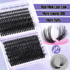 Yawamica fox-eye style lashes for elongated, confident eye shape.