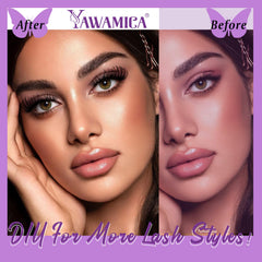 Yawamica lash applicator tweezers for precise cluster placement