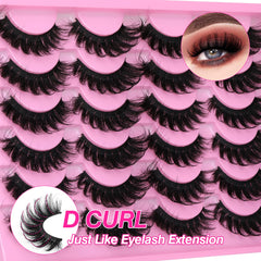 Yawamica Lashes fluttery fibers; crisscross pattern creates natural, fluffy lashes.