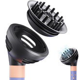 YAYADASA curl-wave diffuser on Airwrap showing HS01 compatibility and secure fit.