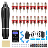 Ybeauty tattoo gun kit assembled for a compact, ready-to-use setup.