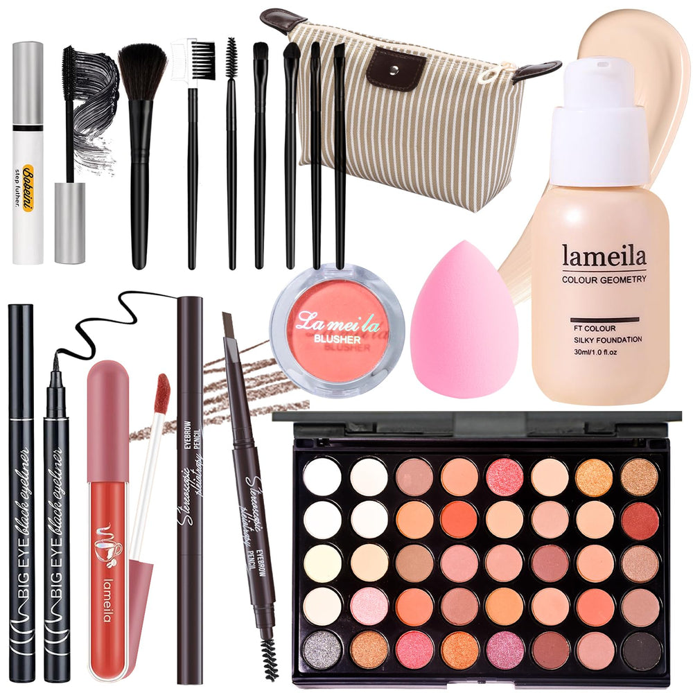 YBUETE makeup set 40-color eyeshadow palette for versatile daily looks