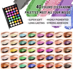 YBUETE makeup set blush adds healthy color and natural glow.