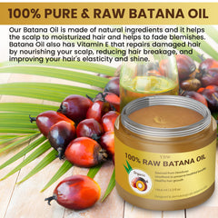YBW Batana Oil jar close-up highlighting texture ideal for scalp nourishment