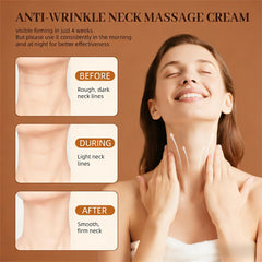YCQQPRO Angel Silk neck cream close-up demonstrating smoothing texture