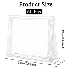 YEAJOIN waterproof PVC clear bag closeup showing durable zipper