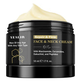 YEALIR men's moisturizer bottle for daily firming hydration