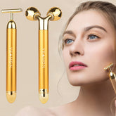 Yeamon 2-in-1 massager with 3D roller close-up for facial massage benefits