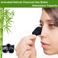 Yecuce ELAIMEI strip closeup showing charcoal formula for impurity removal