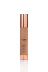 YENSA Serum Foundation bottle with pour, glow-ready for luminous coverage.