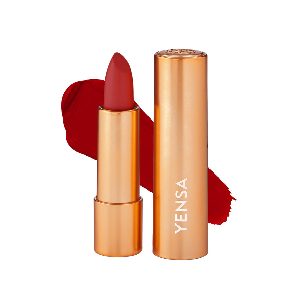 YENSA Vibrant Silk Hydrating Lip Stick infinity packaging with bold color and premium finish.