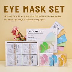 Yeokoe eye patches vitamin-c-24k-gold close-up, brightening under-eye area