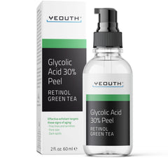 YEOUTH Glycolic Acid Peel bottle for at home exfoliation and smoother skin