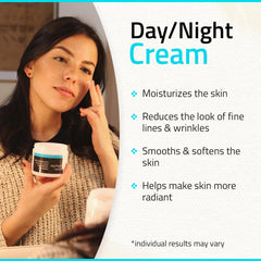 YEOUTH snail mucin cream texture swatch conveying deep moisturization without heaviness