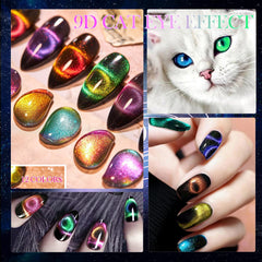 YEPYEPGO magnet stick enables distinctive cat-eye effects on nails.