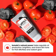 Yes To Tomatoes 96% natural ingredients highlight gentle cleansing