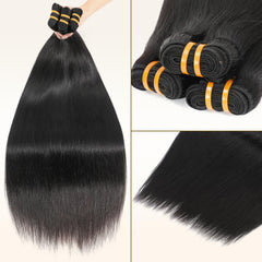 YesBase 16A Burmese bundles 20inch with smooth straight texture for long, silky, natural-looking styling.