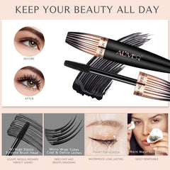 YEUGSCKA brush applies evenly for dramatic length and curl