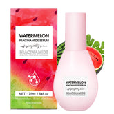 Yeweian Watermelon Niacinamide Serum bottle shows hydrating formula for glowing skin