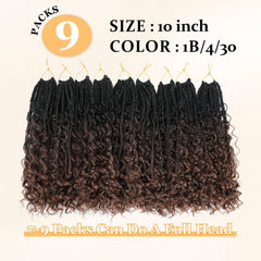 YEWELL Goddess Box Braids 10 inch in T27 adds vibrant color