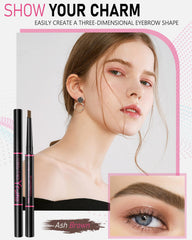 YFulfill eyebrow pencil spoolie used for blending and smoothing brows.