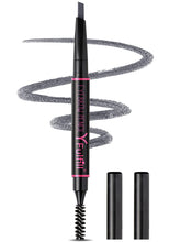 YFulfill grey eyebrow pencil close-up with precise 0.5mm tip for natural-looking brows