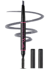 YFulfill grey eyebrow pencil close-up with precise 0.5mm tip for natural-looking brows