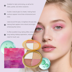 YG LianKai Eye Shadows pan closeup shows rich pigments for day-to-night looks.