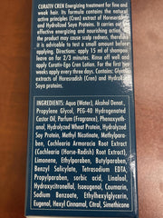 YGACHE Curativ Ego Cren Drop Lotion applied to scalp for revitalizing care.