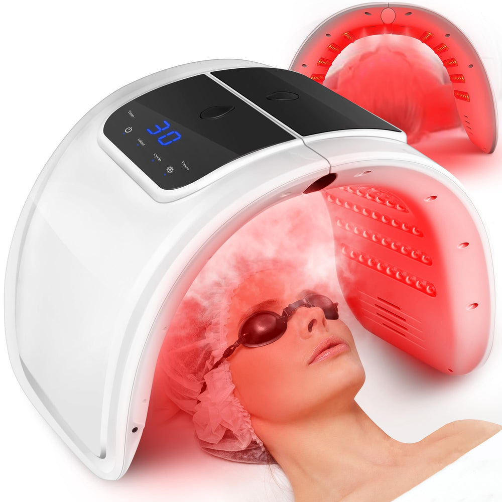 YHRK BM-008 face mask with seven LED colors for at-home skincare.
