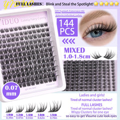 YIDUO Bond & Seal bottle provides secure lash adhesion.