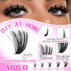 YIDUO bottom lashes 5–7 mm to define the lower lash line