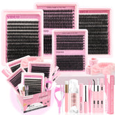 YIDUO lash clusters 60D-80D-100D offer dramatic daily volume for natural-looking lashes.