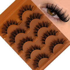 YILATAO 5D natural lashes setup for a seamless everyday look.