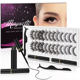 YINEPY 3D natural magnetic lashes packaging for easy all-day wear