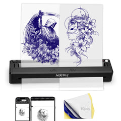YIRIGUI tattoo stencil printer in portable setup for on-the-go artists.