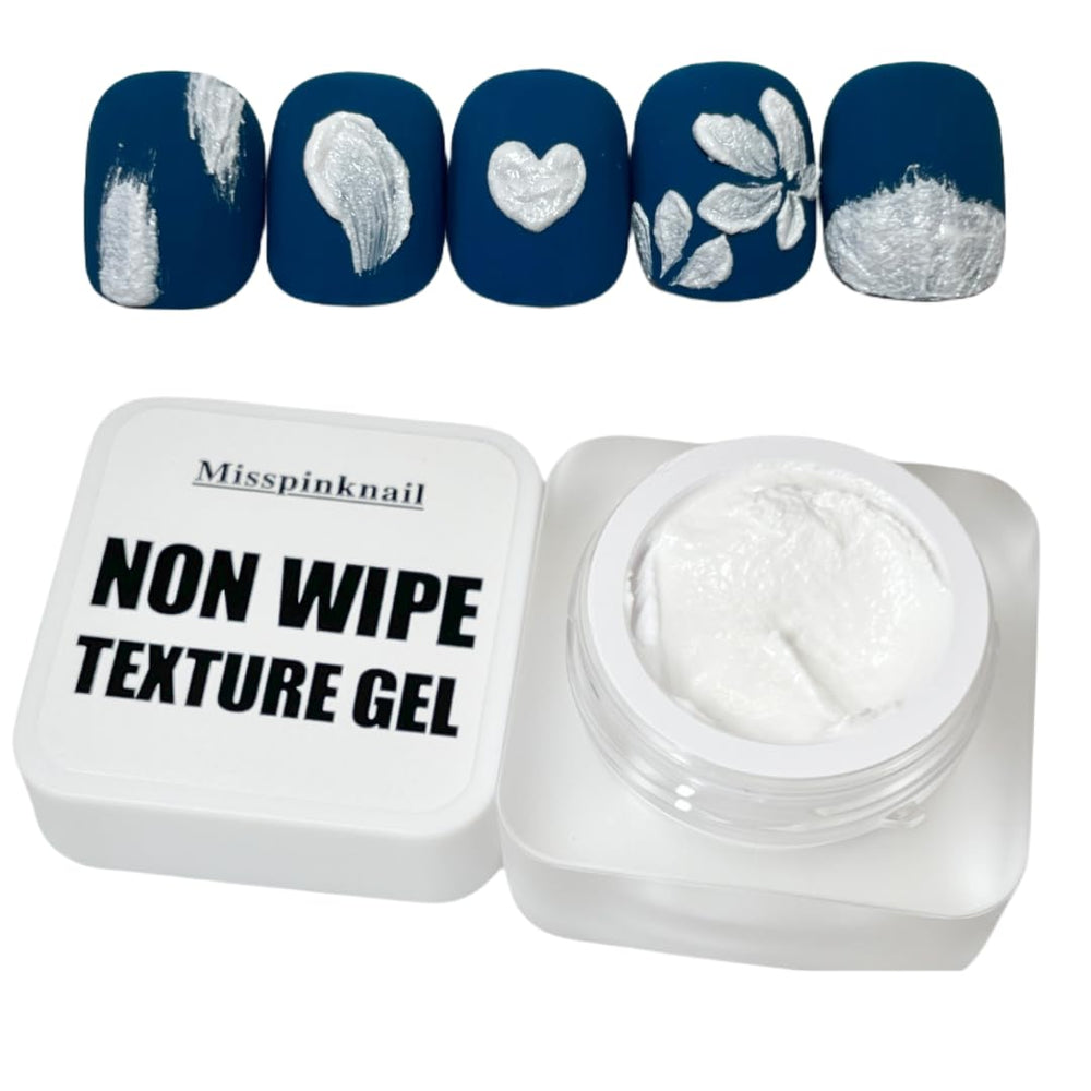YJMyujimi Texture Gel close-up showing semi-solid formula for easy 3D nail designs