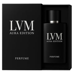 YLOTRE LVM AURA fragrance bottle front for daily confidence