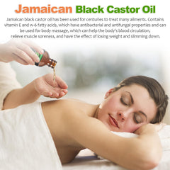 YLXYZUAD Jamaican Black Castor Oil hair close-up for healthier shine