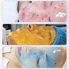 YMEYFAN Jelly Mask application peel demonstrates easy, mess-free peel-off treatment