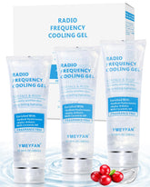 YMEYFAN conductive gel bottle front for cooling facial sessions