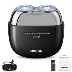 Ynipanda mini electric shaver close-up foil for a smooth, irritation-free shave.