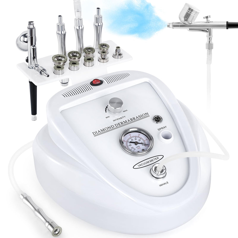 Yofuly 2-in-1 diamond microdermabrasion machine front view for at-home skincare