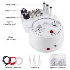 Yofuly replacement diamond tips nine pieces for customizable exfoliation across areas